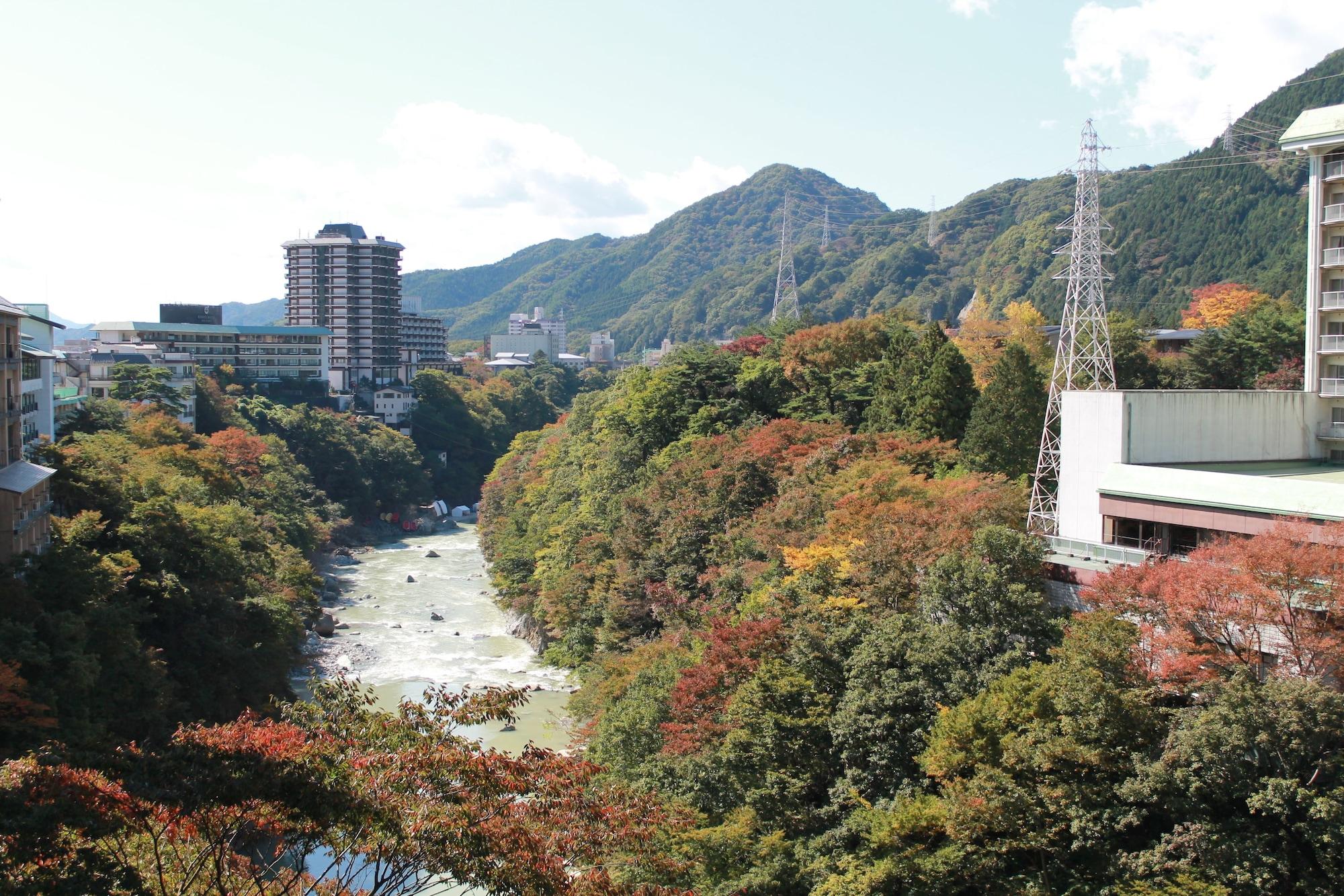 Готель Kinugawa Onsen Sanraku Нікко Екстер'єр фото